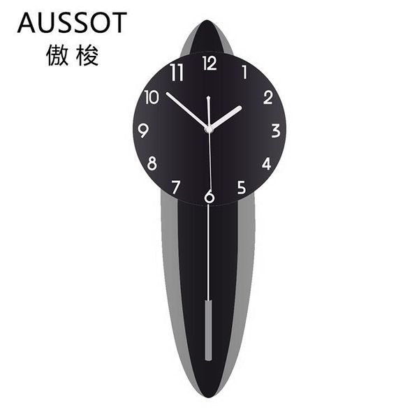

wall clocks simple modern clock mute creative fashion swing living room home soft stylish 6w122