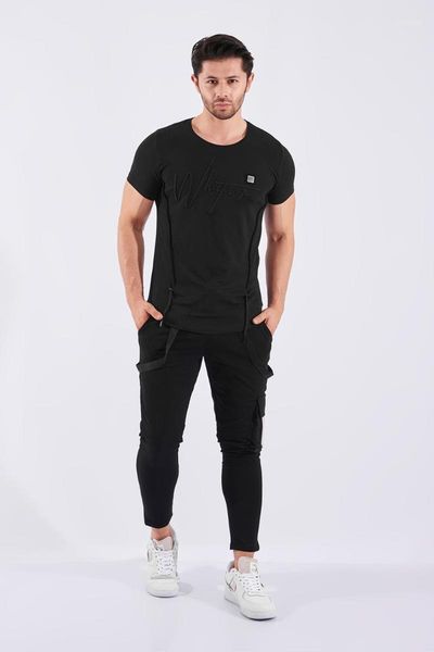 

black commando pocket men's tracksuit pants