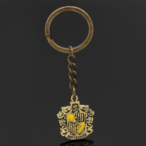 

harry potter exquisite badge gold key chain pendant, Slivery;golden