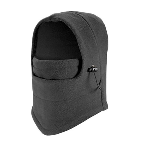

outdoor hats earflap men snow cap cossack mask durable polyester faux fur ski hat practical riding warm winter women sport equipment, Black;white