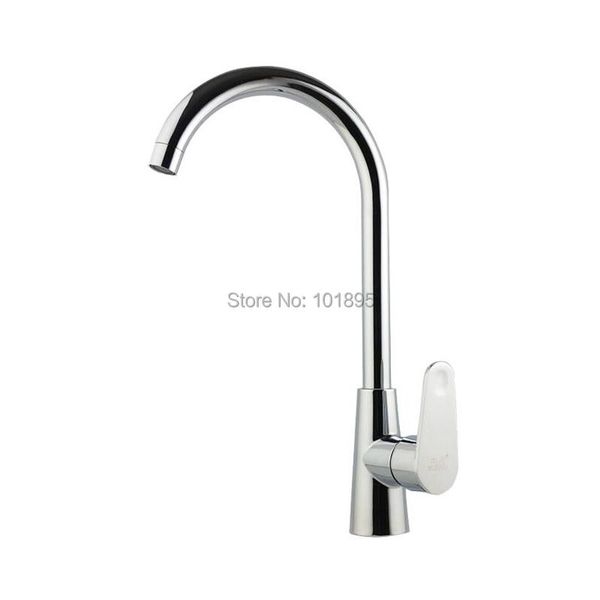 

kitchen faucets brass material chrome plated of cold & water faucet