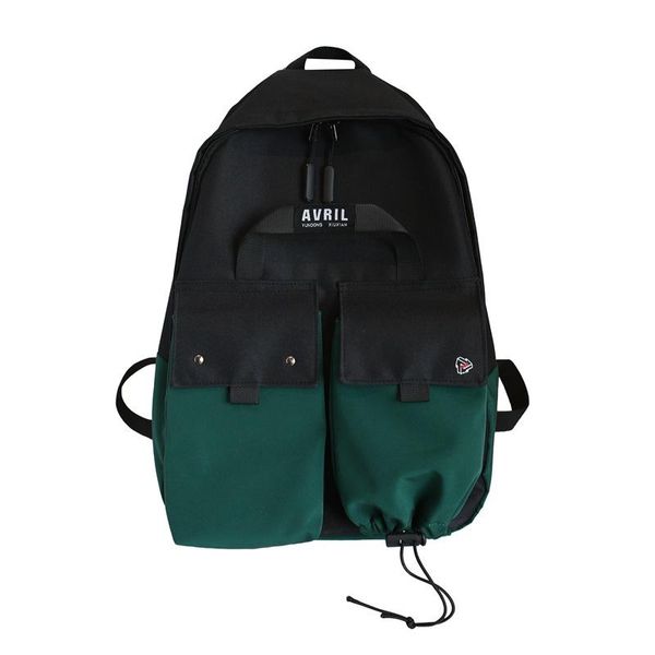 

backpack ins schoolbag male high school college student campus couple casual wild tide brand shoulder bag female unisex