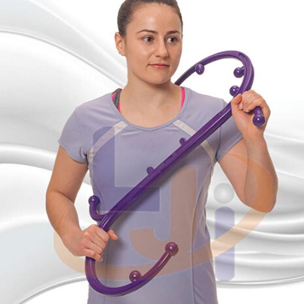 

massage gun portable body massager handle care tools therapy cane full back neck stress pressure relief