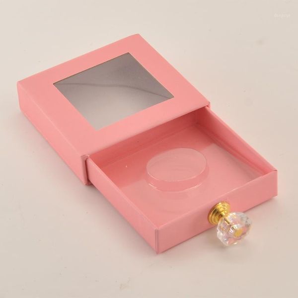 

wholesale eyelashes box package lash boxes custom drawer rectangle pink 25mm mink makeup storage case vendors false1