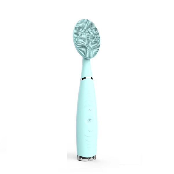 

face massager facial brush rechargeable hand-held electric silica gel