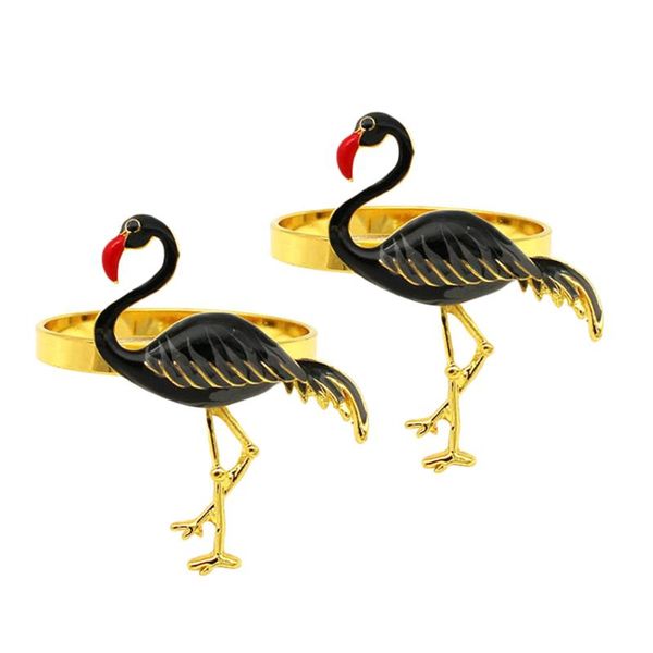 

napkin rings 2pcs flamingos clips holders decor buckles