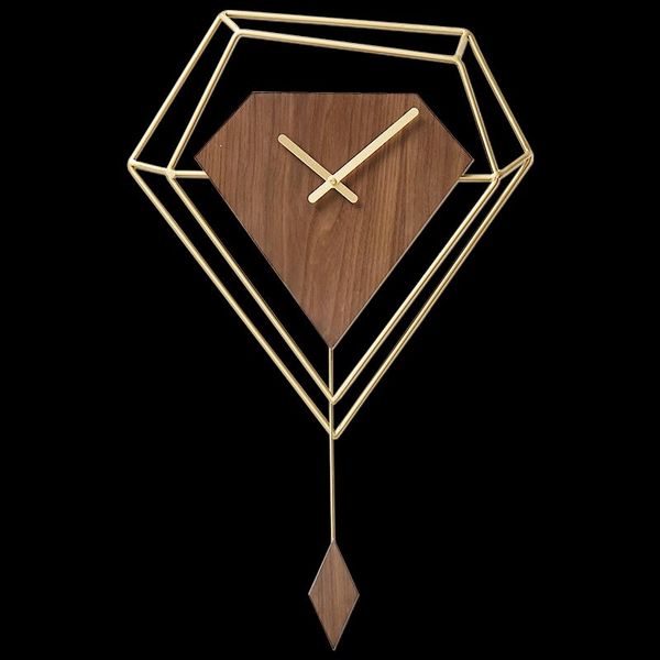 

wall clocks large swing clock metal creative pendulum home decor living room watch pendule mural gift europe 50