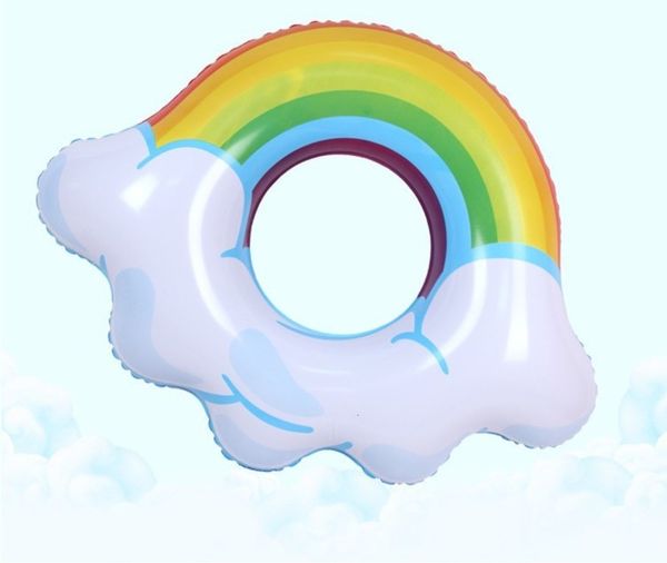 

swimming ring round thickened men's and women's inflatable lifebuoy children's baby swimming circle