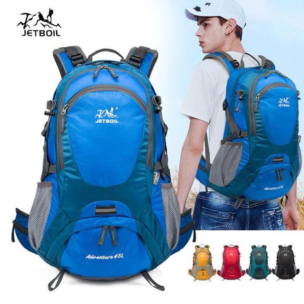 

outdoor mountaineering bag waterproof waist backpack professional sports with rain cover