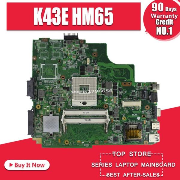 

motherboards k43e motherboard rev:2.2 hm65 for asus k43sd x43s a43s k43s lapmainboard test ok