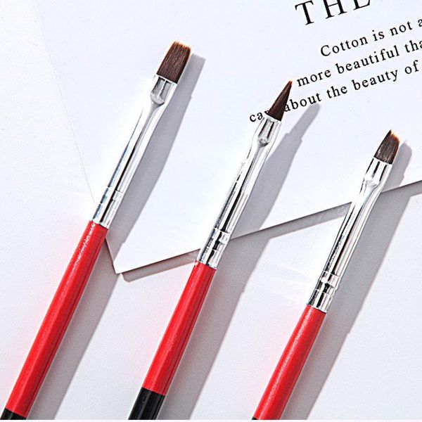 

pcs nail brush french stripe art liner set tips manicure ultra drawing pen uv gel brushes painting tools1, Yellow