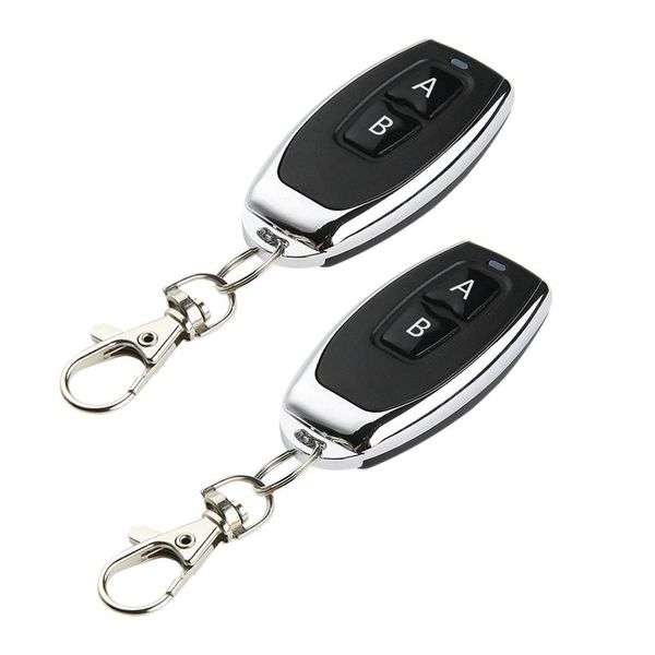 

remote controlers 433mhz wireless control 1527 learning code transmitter for gate garage door light controller 2 buttons