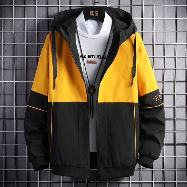 

men's jackets dyb&zacq coat spring autumn 2021 korean fashion ins cargo clothing function casual jacket, Black;brown