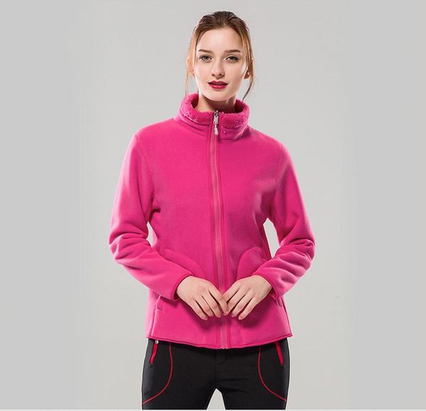 

women's jackets 2021 winter women fleece warm hoodies coats fashion casual ladies long sleeve hooded s-xxl, Black;brown