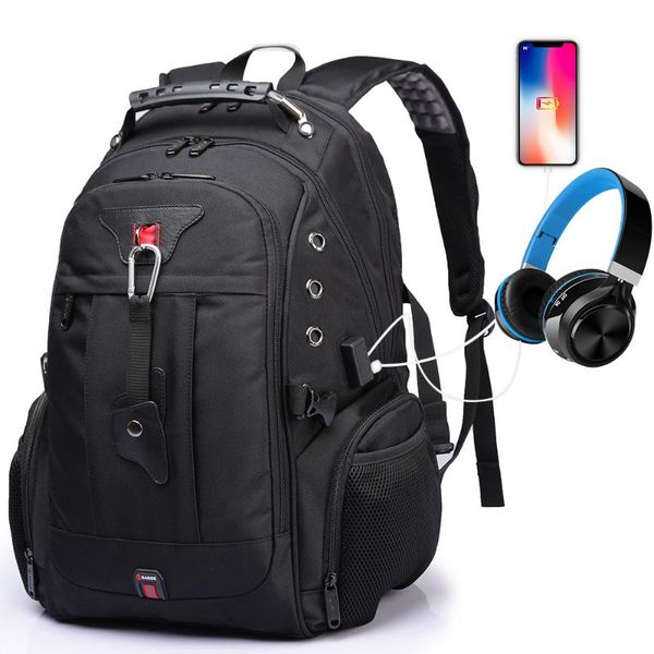 

backpack multifunction usb charging men's port travel 15.6" lapsports luggage bags