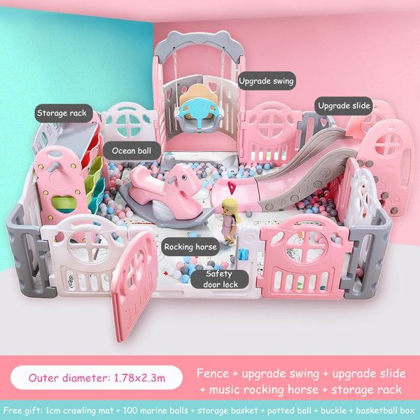 

safety gates baby kids playpen indoor playgrounds family amusement park fence game center child barriere de securite enfant