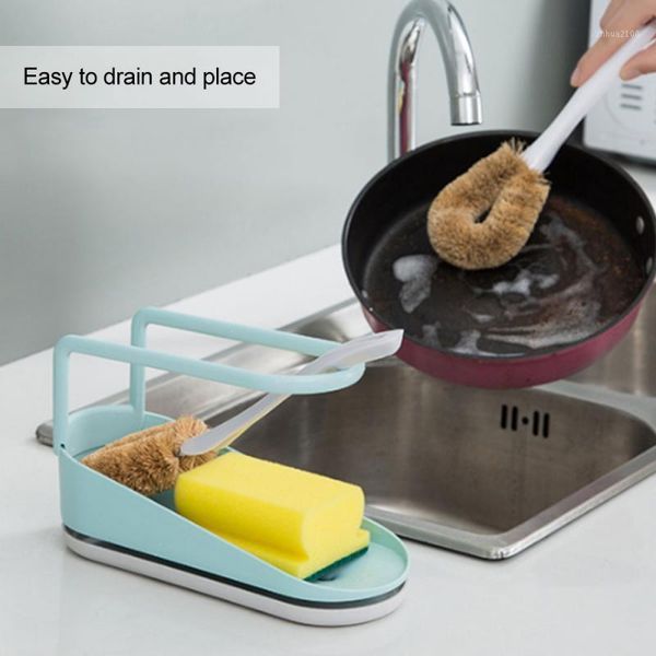 

bathroom storage & organization 2021 novel and fashionable kitchen utensil towel rack bar hanging holder organizer gadgets sponge shelf1