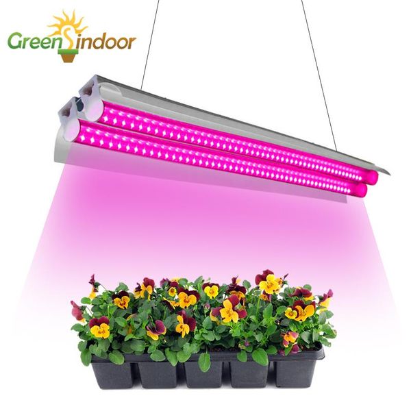 

grow lights greensindoor 100w led light indoor full spectrum phyto lamp for plants 50cm double tube strip seedling flower