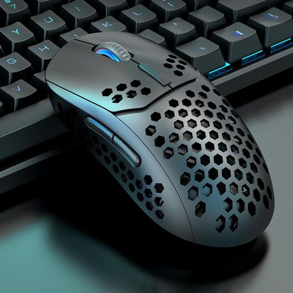 

mice wireless mouse bluetooth 5.0+2.4g gamer rechargeable 2400dpi optical ergonomic computer gaming for laptop