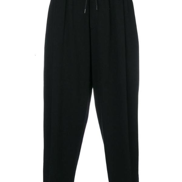 

Men's Pants Mens Cotton Linen Trousers Summer Men Casual Solid Elastic Waist Male Chinese Style Vintage Loose JQHW, Black
