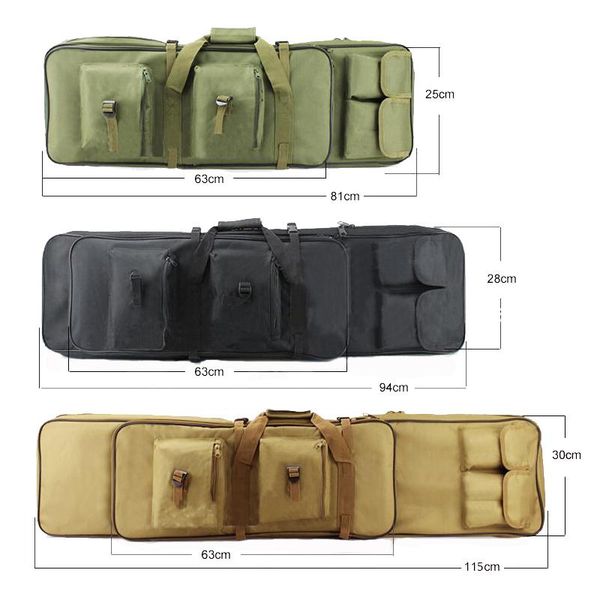 

stuff sacks military equipment tactical gun bag shooting hunting 81/94/115cm outdoor rifle case carry protection backpack
