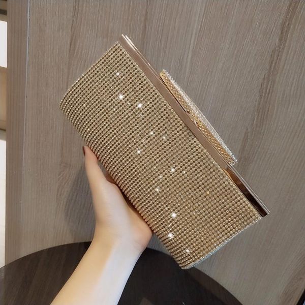 

luxury full crystal days clutches elegant women party wedding evening bags purses