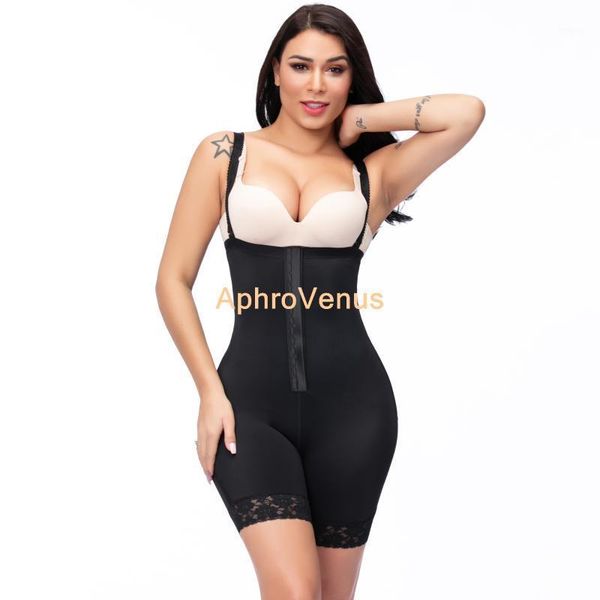 

bustiers & corsets women body shaper bulifter underwear slimming bodysuits plus big size high compression push hip up shapewear, Black;white