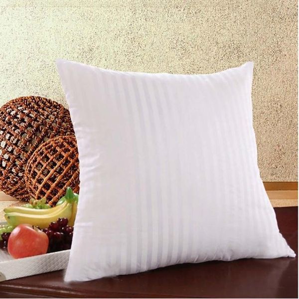 

4pcs 40*40cm white cushion insert filling pp cotton throw pillow inner core decor car chair soft seat decorative
