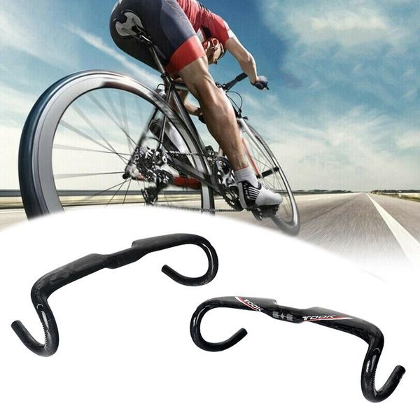 

bike handlebars &components handlebar full carbon fiber road bicycle 31.8mm drop bar bent 400/420/440mm