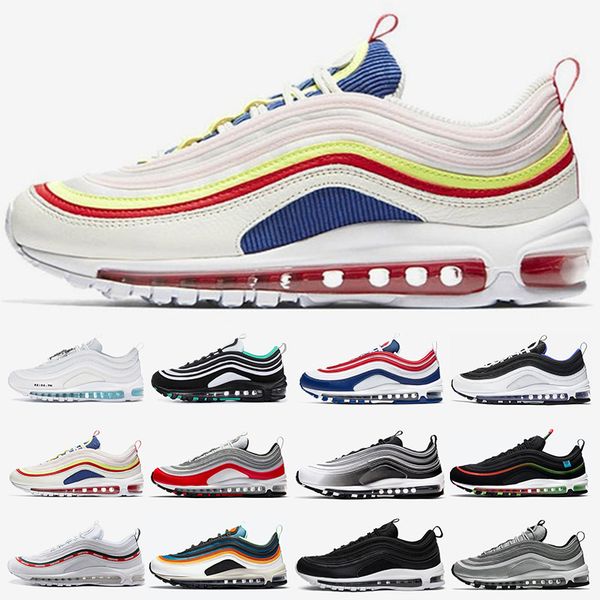 

2021 cushions running men women shoes classic red black white bule sliver bull trainer breathable mens sports sneakers eur 40-45 b-35