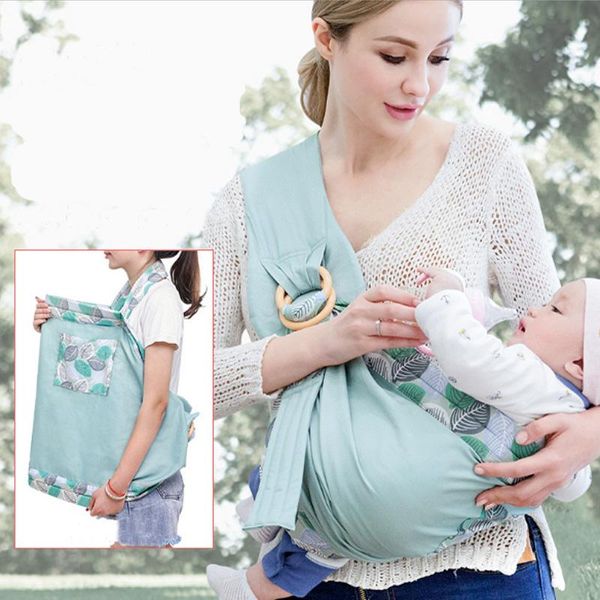

carriers, slings & backpacks nursing cover for infants toddlers soft natural wrap breathable cotton kangaroo bag baby ring sling carrier bac