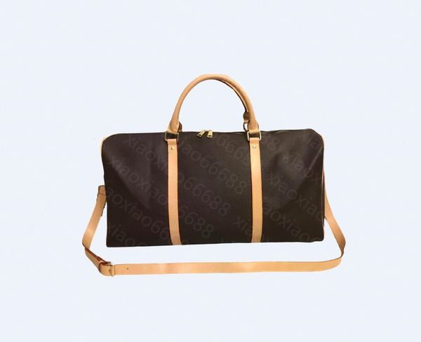 

55cm pu leather designer men suitcases luggage sport outdoor packs shoulder travel bags messenger bag totes bags handbags duffel bag