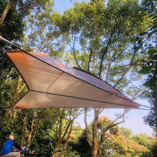

family hammock triangle tree tent travel camping fishing self-driving tour extra large waterproof camp furniture