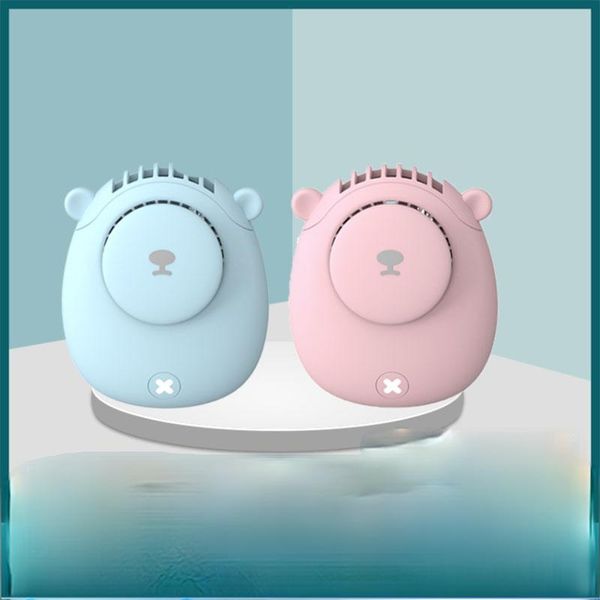 

electric fans small outdoor sports usb portable mini student leafless mute charging lazy hanging neck fan