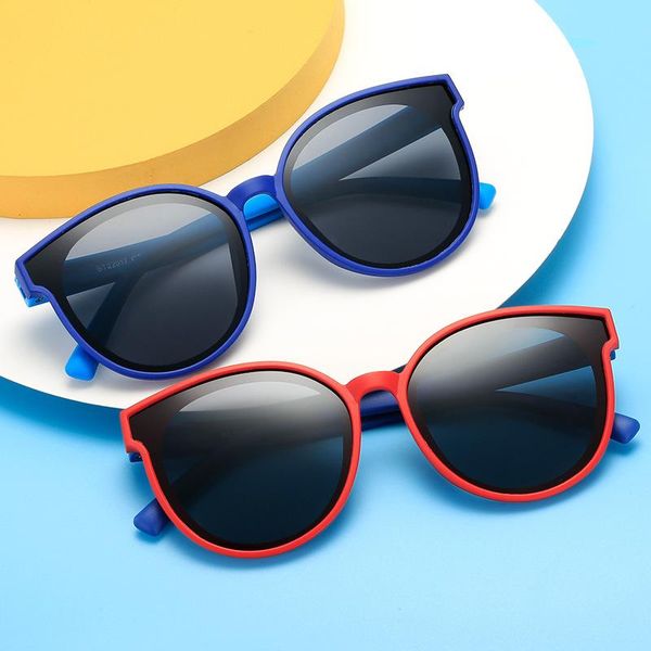 

sunglasses 2021 fashion children's polarized online celebrity cross-border cartoon baby uv 22021, Blue