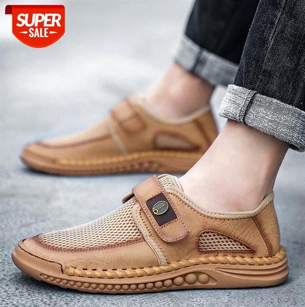 

men's casual shoes, breathable, flat-bottomed light, mesh large size shoes #lb7z