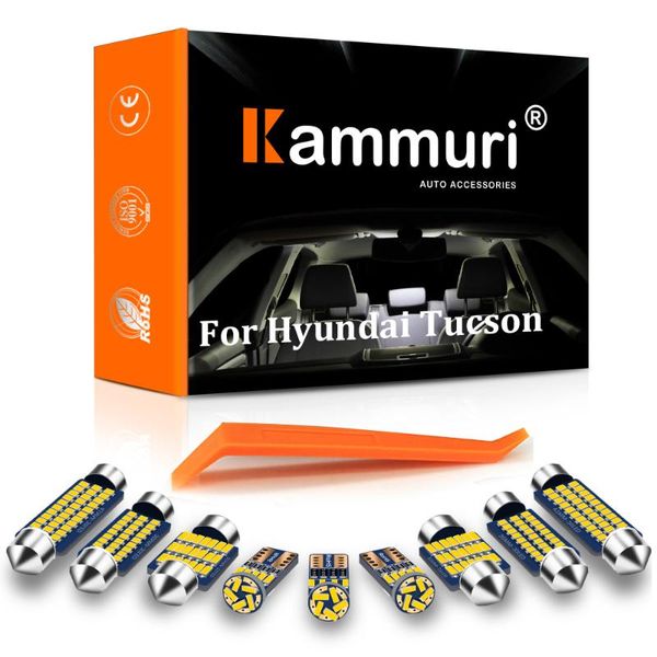 

emergency lights kammuri white canbus error led interior lamp light package kit for tucson (2004 - 2021)