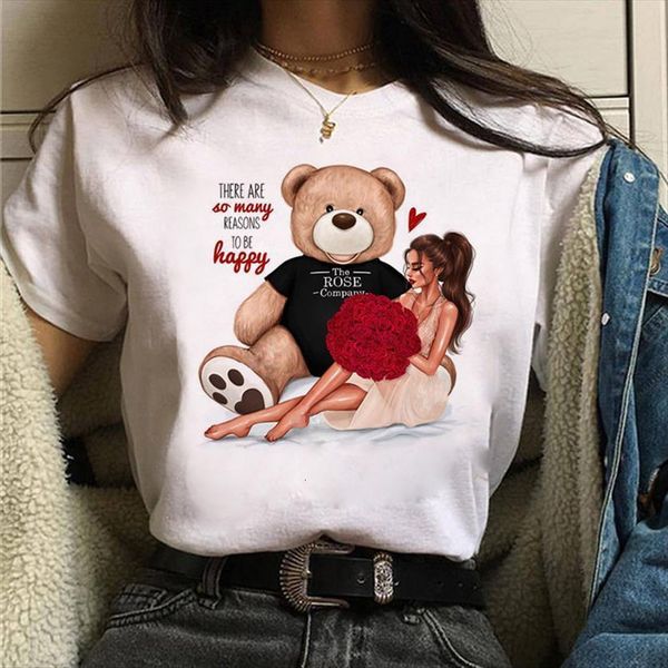 

fashion summer vogue harajuku graphic womens t shirt cute 90s girl, White