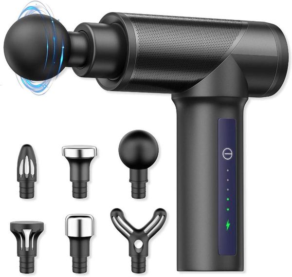 

massage gun, sportneer deep tissue muscle percussion massager gun for athletes, handheld electric back relax