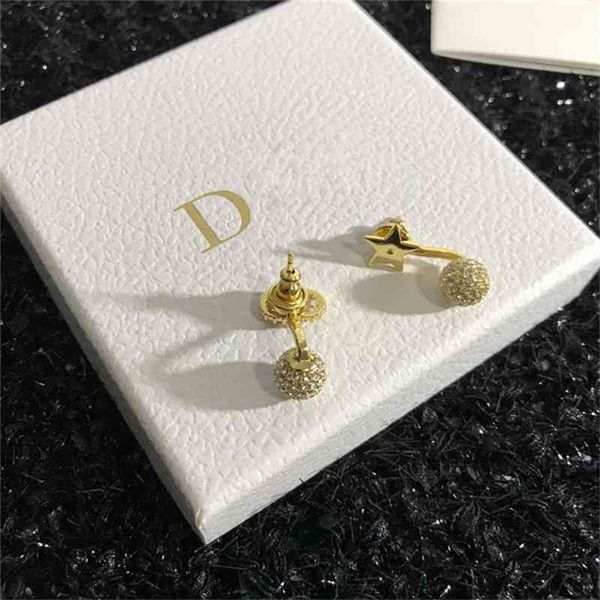 

75% off outlet online new letter full earrings s925 silver needle small fragrance jewelry w8zv