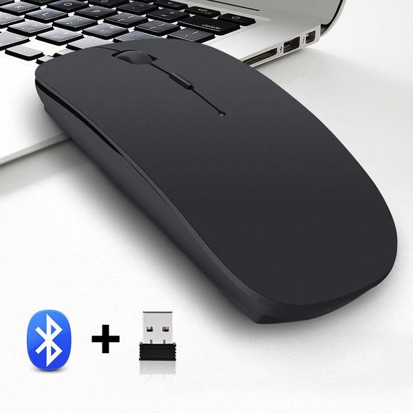 

mice 4.0 bluetooth mouse wireless silent computer ergonomic mause rechargeable usb pc