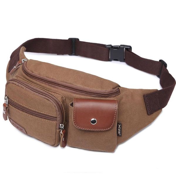 

net red waist bag canvas korean multifunctional sports casual bags