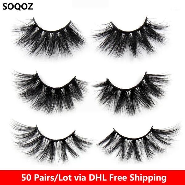 

wholesale 50 pairs/lot eyelashes makeup 25mm 5d mink fluffy natural long 25 mm lashes cruelty false1