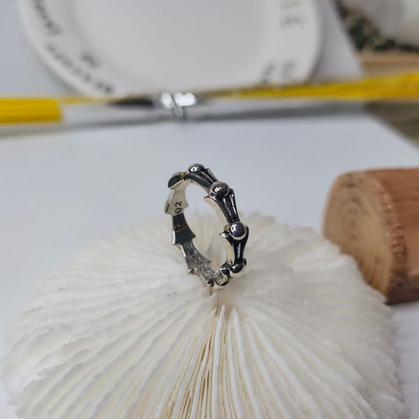 

luxury party favor chrome/hearts rings high version sterling silver crow heart fishbone ring female ch male tail punk hip hop c