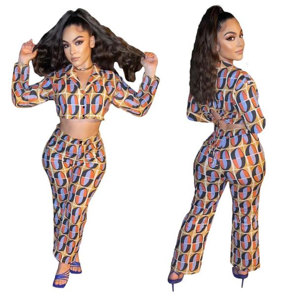 

women's two piece pants contrast color patchwork long sleeve zipper coats female high waist straight suit sets women outfits, White