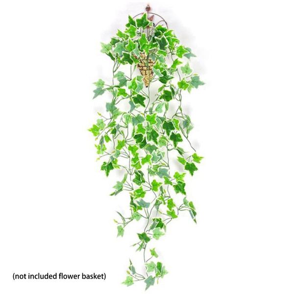 

garland bedroom fake leaves home decoration outdoor green artificial plant wedding wall hanging party scindapsus aureus rattan decorative fl