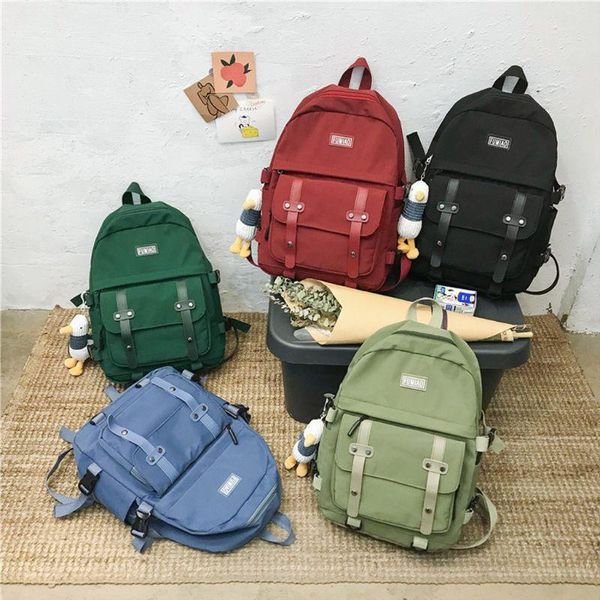 

backpack fashion rucksack nylon school bag casual college daypack for teenager bags