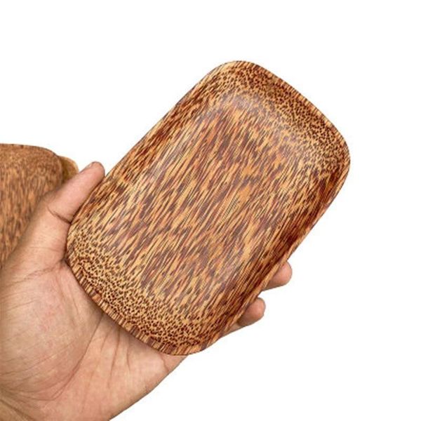 

coconut wood fruit cake candy plate dried plates home snack pan storage trays dishes &
