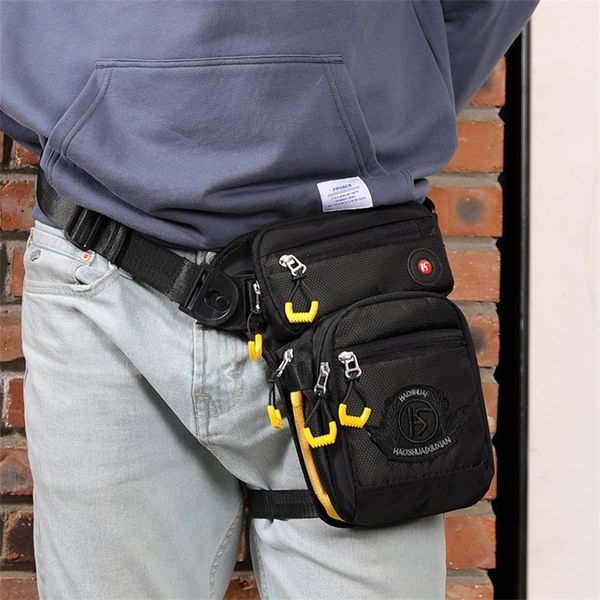 

fashion thigh drop leg bag for men tactical military waist packs male motorcycle bike cycling travel outdoor sports fanny pack 220216