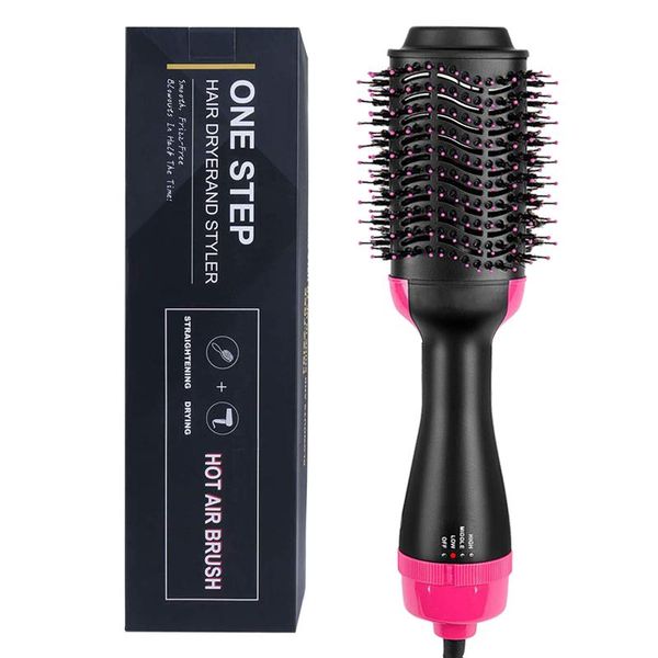

hair dryer brush air & volumizer 4 in 1 multifunctional negative ions blow straightener electric brushes